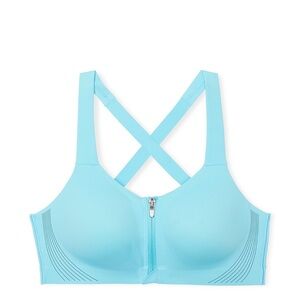 VSX Knout-out Front Close Aqua Sports Bra